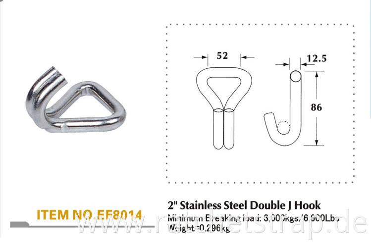 specification of J hook